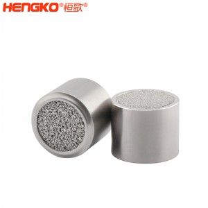 廠家定制0.2-90微米多孔金屬氣體傳感器防爆外殼，隔火焰耐腐蝕316L不銹鋼防爆片