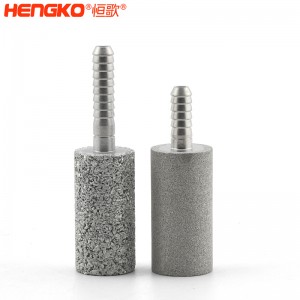 廠家定制316L粉末燒結(jié)不銹鋼過濾器曝氣頭，高強度耐腐蝕水族專用氣泡石