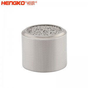 廠家定制0.2-90微米多孔金屬氣體傳感器防爆外殼，隔火焰耐腐蝕316L不銹鋼防爆片