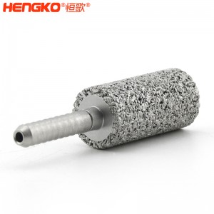 廠家定制316L粉末燒結(jié)不銹鋼過濾器曝氣頭，高強度耐腐蝕水族專用氣泡石