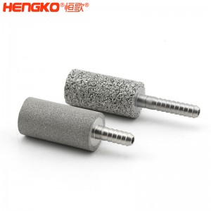 廠家定制316L粉末燒結(jié)不銹鋼過濾器曝氣頭，高強度耐腐蝕水族專用氣泡石