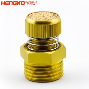 廠家批發(fā)HSD型可調(diào)節(jié)青銅消聲消音器多規(guī)格耐高溫消音降噪，用于電磁閥氣動(dòng)靜音器接頭